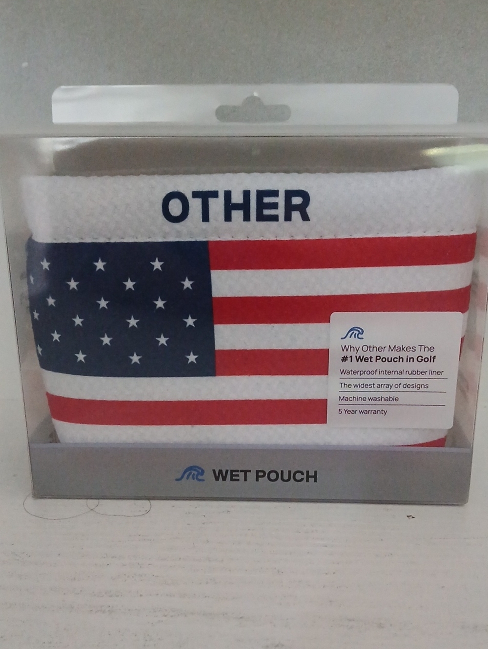 American Flag Wet Pouch